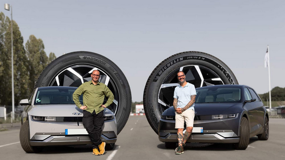Test comparatif entre les pneus Hankook et Michelin