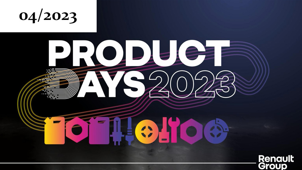 Affiche des Product Days Renault 2023